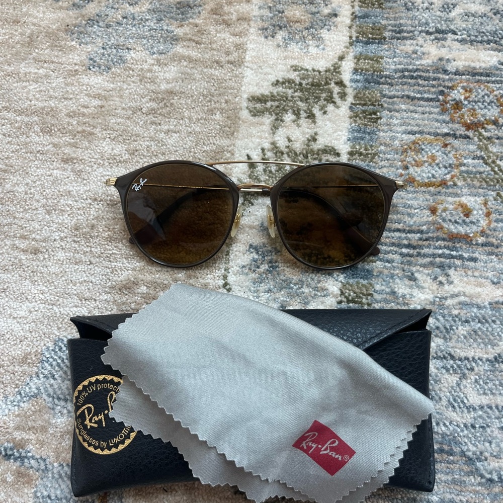 Ray-Ban Brown Sunglasses with Black Case